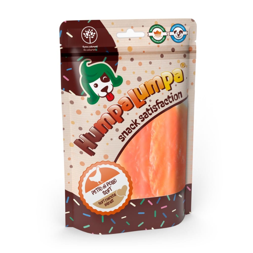 Humpa Lumpa petto di pollo soft 85 gr – Snack per cani - Benessere ...